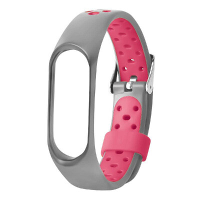 

Band Strap Watch Strap Sport Fashion Air Vent Surface Replaceable TPE Watch Band Replacement for XIAOMI MI Band 3