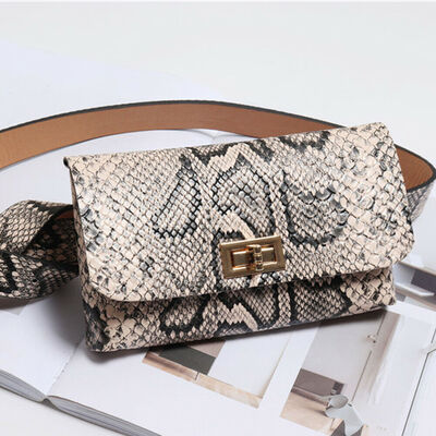 

Waist Fanny Pack Belt Bag Pouch Travel Hip Bum Bag Womens Small Snake Purse