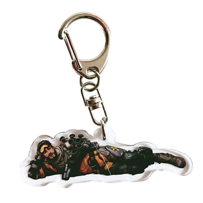 

Apex Legends Acrylic Model Toys Acrylic Keychain Apex Game Accessories Action Figure Metal Key Ring Kids Xmas Gifts