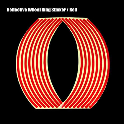 

Reflective Hub Sticker Wheel Ring Sticker Tire Reflector Decoration for Motorcycle