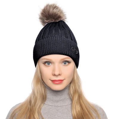 

Tailored Fashion Women Curling Cap Hat Winter Warm Thickened Knitted Ball Cap