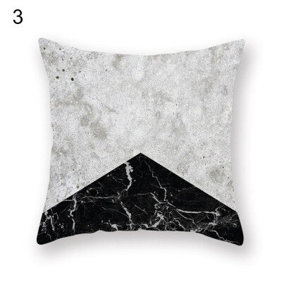 

Marble Grain Love Happy Pillow Case Cushion Cover Sofa Bed Car Cafe Office Decor