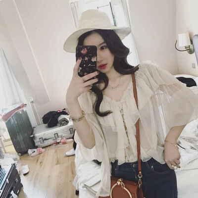 

Chiffon Blouse Woman 2019 Fashion Long Thin Women Blouses&Tops Lantern Sleeve Office Shirt Casual Tops Blusas Chemise Femme
