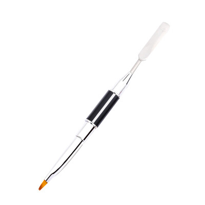 

Double-end Nail Brush Pusher DIY Nail Glue Brush Picker Dual-Ended Acrylic UV Gel Manicure Tool
