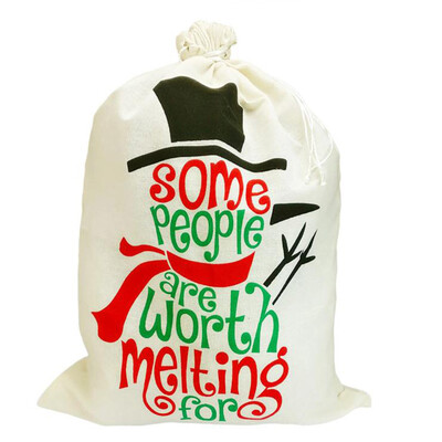 

〖Follure〗Christmas Gift Bag Linen Christmas Gift Bag