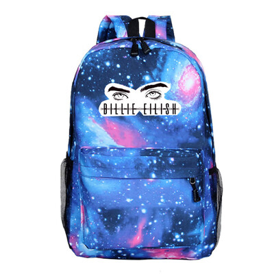 

Billie Eilish Backpack Hip Hop Bags Casual 3D Starry Sky Printed School Bags for Boys Girls Women
