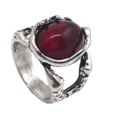

Luxury Brand Mens Vintage Punk Rings For Men Jewelry Bague Dragon Claw Inlaid