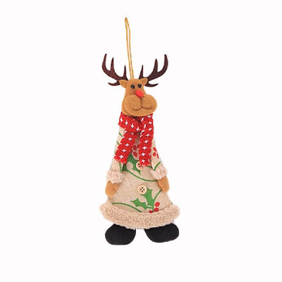 

Christmas Decoration Santa Claus Doll Snowman Hanging Ornament Window Decoration Party Decoration