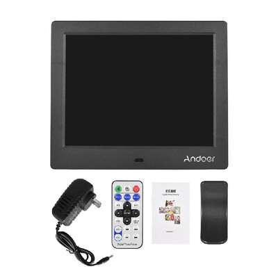 

Andoer C805 8 Inches Compact LED Digital Photo Frame Desktop Album 1024 768 43 Supports Music Video Clock Calendar Functions