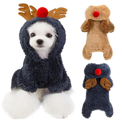 

Christmas Dog Clothes Jumpsuit Overalls Puppy Dog Clothing Romper Chihuahua Yorkshire Poodle Pomeranian Bichon Pet Coat Jacket