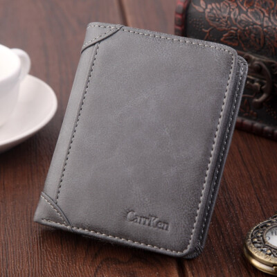 

Tailored Wallet Leisure Mens Slim Leather Mini Wallet Credit Card Trifold Purse Coin