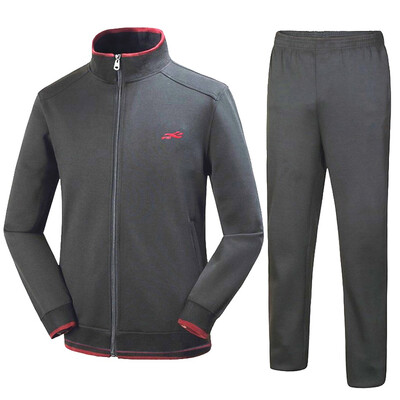 

Toponeto Mens Autumn Winter Solid Sweatshirt Tops Pants Sets Sports Suit Tracksuit