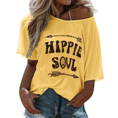 

Starmoon Women Ladys Short Sleeve Letter Printed Loose T shirt O Neck Blouse Tops