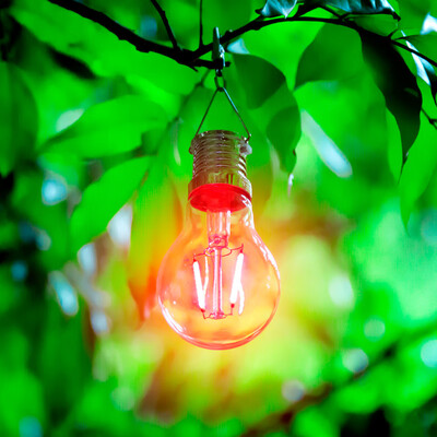 

Siaonvr Waterproof Solar Rotatable Outdoor Garden Camping Hanging LED Light Lamp Bulb