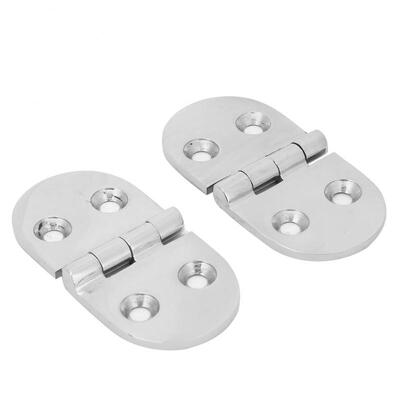 

Greensen 2Pcs Thickened Stainless Steel 4 Holes Hinge Boat Deck Door Accessories 763833mm