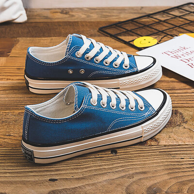 

Canvas shoes female Joker student shoes 2019 tide shoes ins black retro new Korean version of autumn shoes