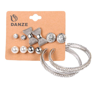 

Charm Pearl Crystal Unique Big Jewelry Unique Beads Round Crystal Earring Earrings Pearl Charm Earrings