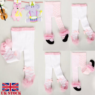 

UK Toddler Kid Baby Girl Cotton Warm Tights Stockings Pantyhose Pants Trousers