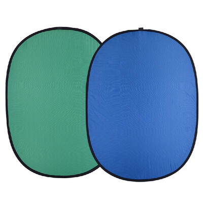 

Andoer 1520m Collapsible Nylon Blue&Green 2in1 Backdrop Background Panel for Photo & Video Studio Photography