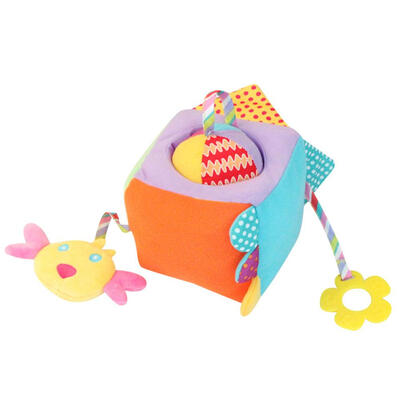 

Baby Plush Rattles Bell Toys Newborn Teether Stroller Hanging Puzzle Toy