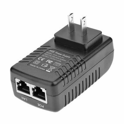 

24V 05A 12W Wall Plug POE Injector Ethernet Adapter IP Phone Camera Switch