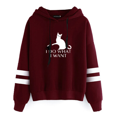 

Hot Sale Autumn And Winter Women Hoodies I Do What I Want Printed Pullover