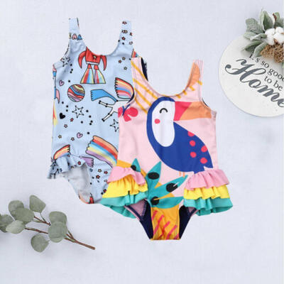 

US Cute Newborn Kid Baby Girl Summer Bikini Swimwear Swimsuit Bathing Suit Beach
