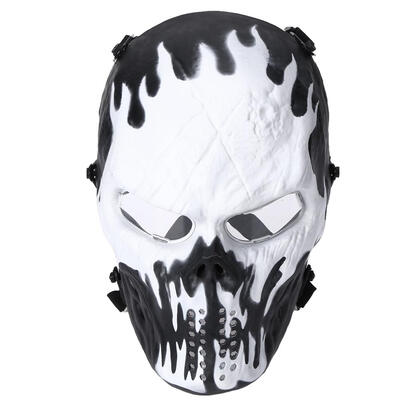 

Impact Resistant Cosplay Paintball Protection PC Lens Skull Full Face Mask
