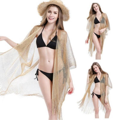 

Women Boho Floral Chiffon Kimono Long Cardigan Beach Cover Up Jacket Coat Blouse