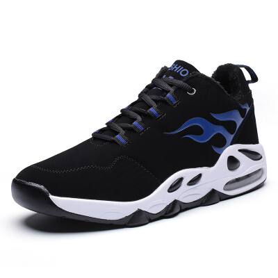 

Increase mens wear-resistant sneakers boys high-top basketball shoes non-slip boots large size