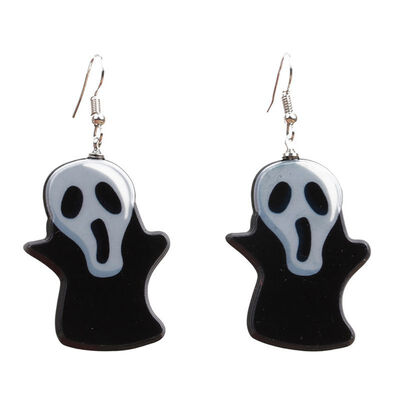 

Women New Style Vintage Personality Halloween Party Human Skeleton Shape Acrylic Dangle Earrings