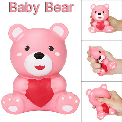 

Gotoamei Kawaii Cartoon Baby Bear Squishy Slow Rising Cream Scented Stress Reliever Toy