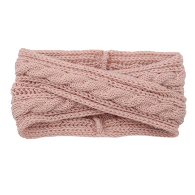 

Women Winter Warm Knitting Headbands Lady Wool Crochet Hairband Turban Head wear