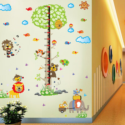 

〖Follure〗Kids Height Chart Wall Sticker Home Decor Cartoon Animal Height Ruler