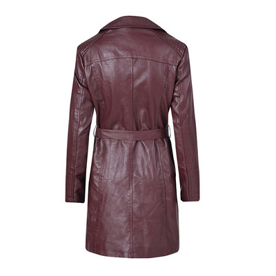 

Toponeto Women Casual Hoodie Slim Zipper Long Sleeve Bomber Jacket Warm Long Coat
