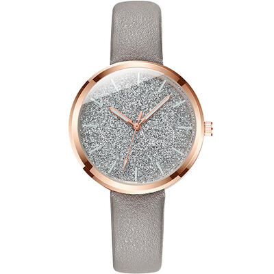 

Minimalist Watch For Women Leather Band Stainless Steel Analog Quartz Wristwatch Luxury Simple Female Watches Reloj Mujer