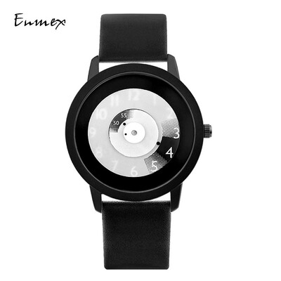 

Holiday gift mens watch Enmex focus concept watch designer creative design cool temperament simple watch