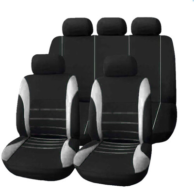 

T21620 Universal Car Seat Cover 9 Set Full Seat Covers for Crossovers Sedans