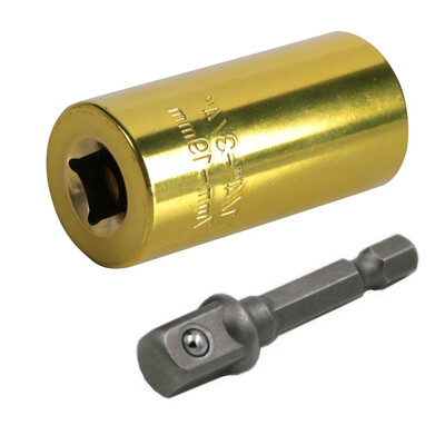 

2 Pezziset Multifunzione Universale Presa Ratchet Chiave 7-19mm Power Drill Adattatore per Auto A Mano Strumenti Kit di