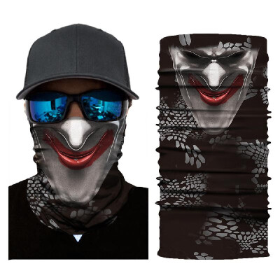 

New Cool Robot Skeleton Halloween Mask Scarf Joker Headband Balaclavas for Cycling Fishing Ski Motorcycle