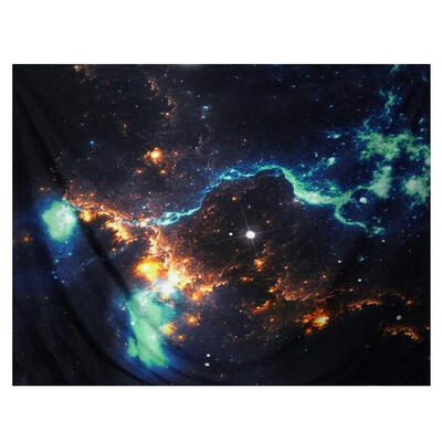 

Starry Sky Hanging Tapestries Picnic Yoga Mat Blanket Home Wall Art Decor
