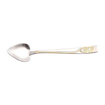 

Creative design Stainless Steel Heart-shaped Coffee Exquisite Drinks Spoon