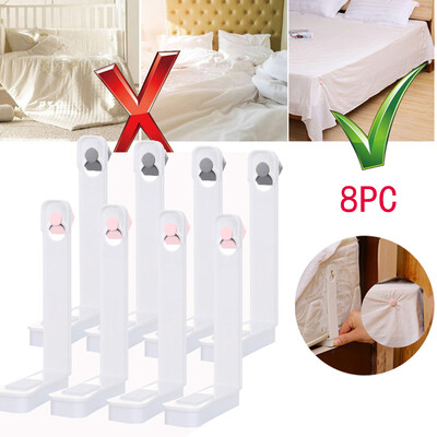 

〖Follure〗Bed Sheet Mattress Blankets Grippers Elastic Clip Holder Strap Fasteners Set