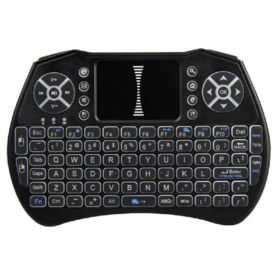 

Backlit 24GHz Wireless Keyboard Air Mouse Touchpad Handheld Remote Control Backlight Built-in 800mAh Battery for Android TV BOX S