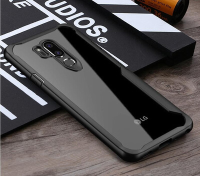 

2018 Hot Sales Business Dirt-Resistant Tempered Glass Phone Cases For LG G7 Cases Silicone Transparent Fitted Cases For LG G7