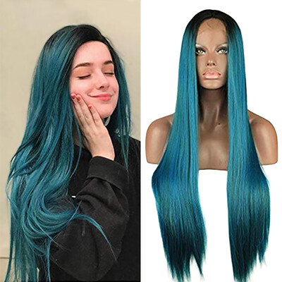 

〖Follure〗Womens Wig Less Lace Straight Synthetic Front Full Wig Bob Wave Natural Hair
