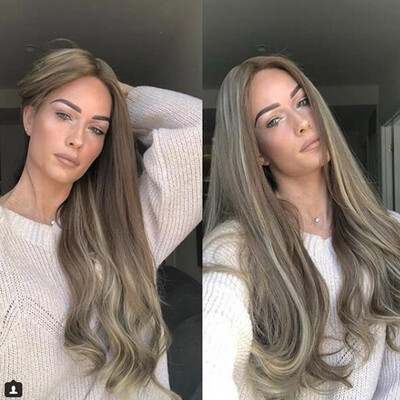 

〖Follure〗Fashion Synthetic Long Wavy Dyeing Natural Hair Full Wigs For Women