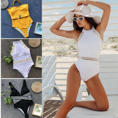 

Bikini Sexy Women One-Piece Pad Bra Swimsuit Bandage Push-up Swimwear Bathing