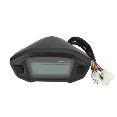 

Modern Motorcycle Digital Light LCD Digital Gauge Speedometer Tachometer Odometer Adjustable Motorcycles Suitable for 2-4 Cylinde