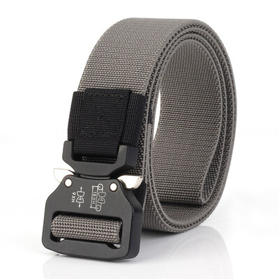 

New Unisex belt Quick release fashion Elastic knitting weaving Nylon Men&Women belt solid color casual Men cowboy belt